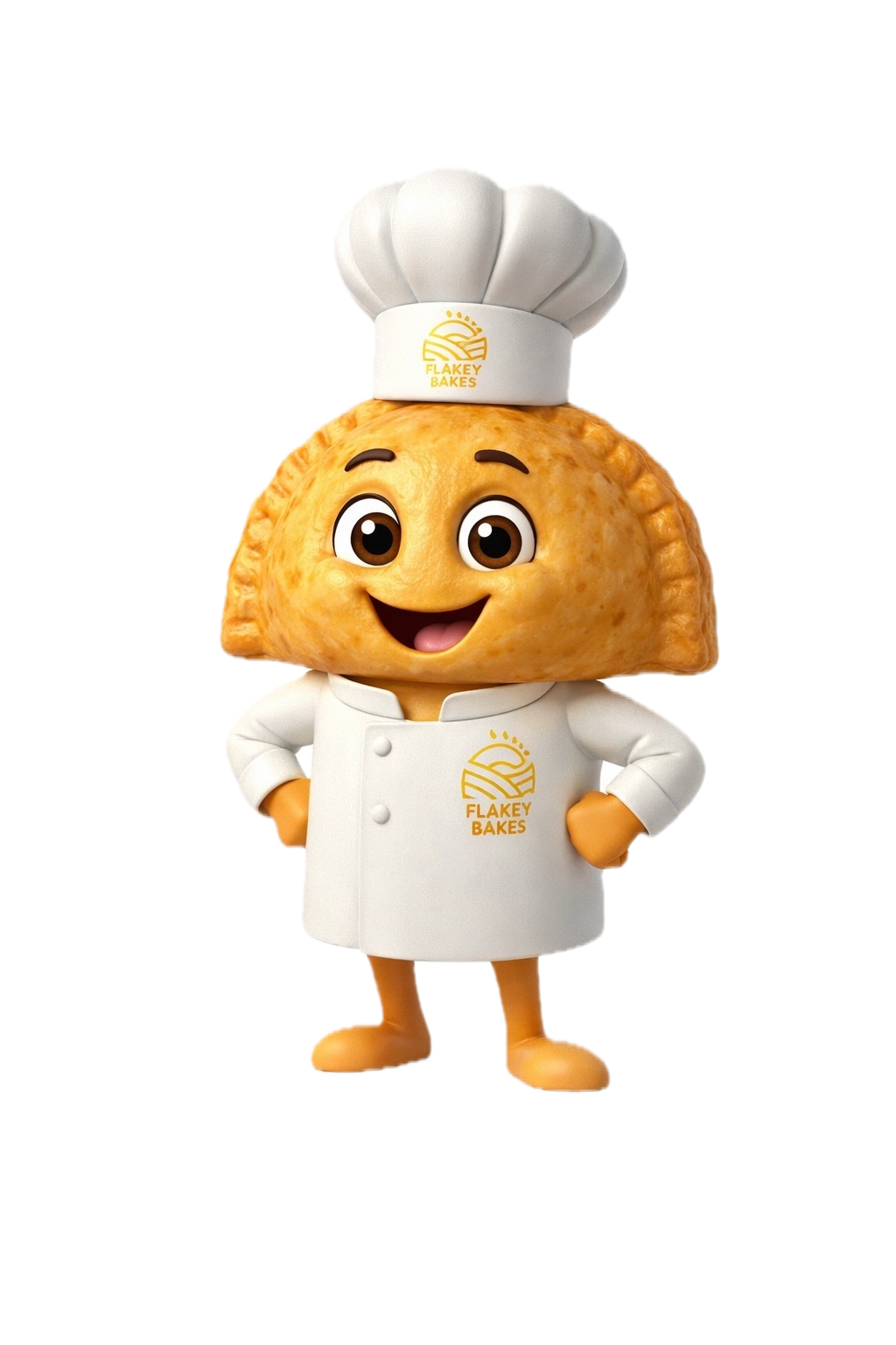 Mr. Flakey - Flakey Bakes mascot